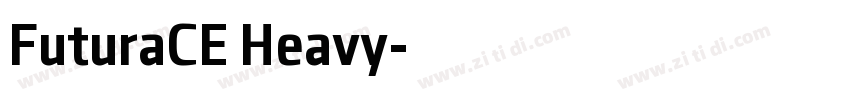 FuturaCE Heavy字体转换